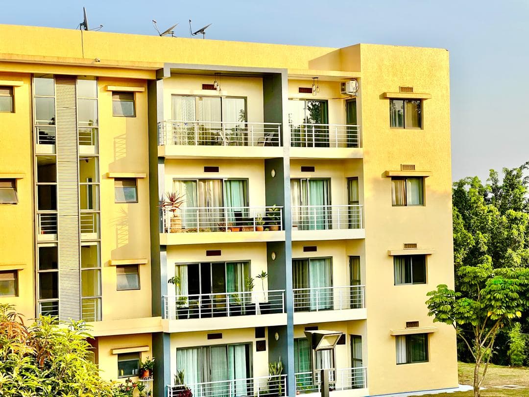 Vision city beautiful partially furnished apartment for rent.